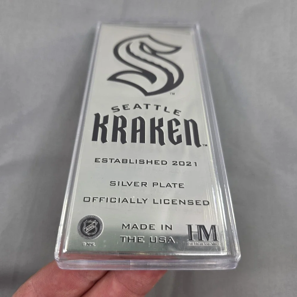 Seattle Kraken First Home Inaugural Game‎ Opening Night Silver Ticket Vs Canucks